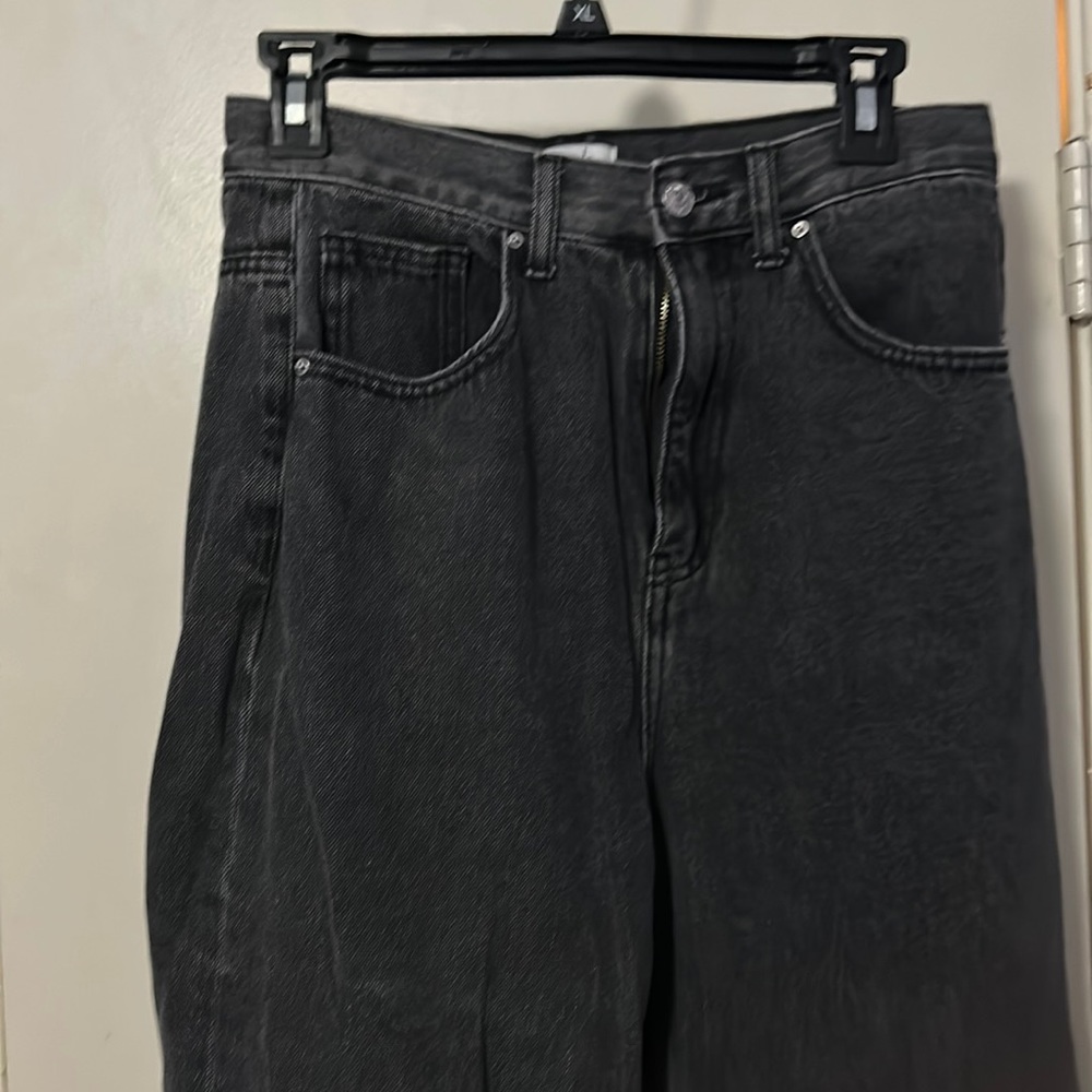 black high waisted jeans